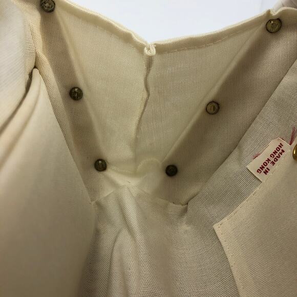 Vintage Wicker Purse Handbag Grandma Chic - Picture 14 of 16